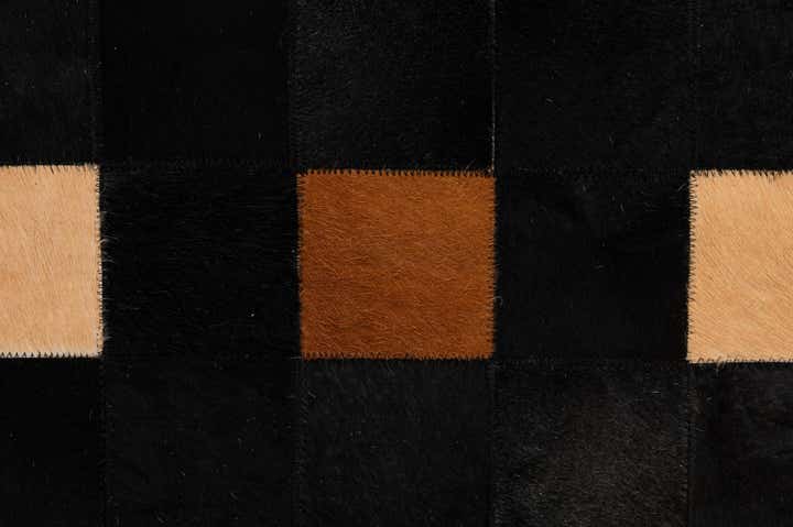 5' x 7' 10 Cowhide - Patchwork Rug