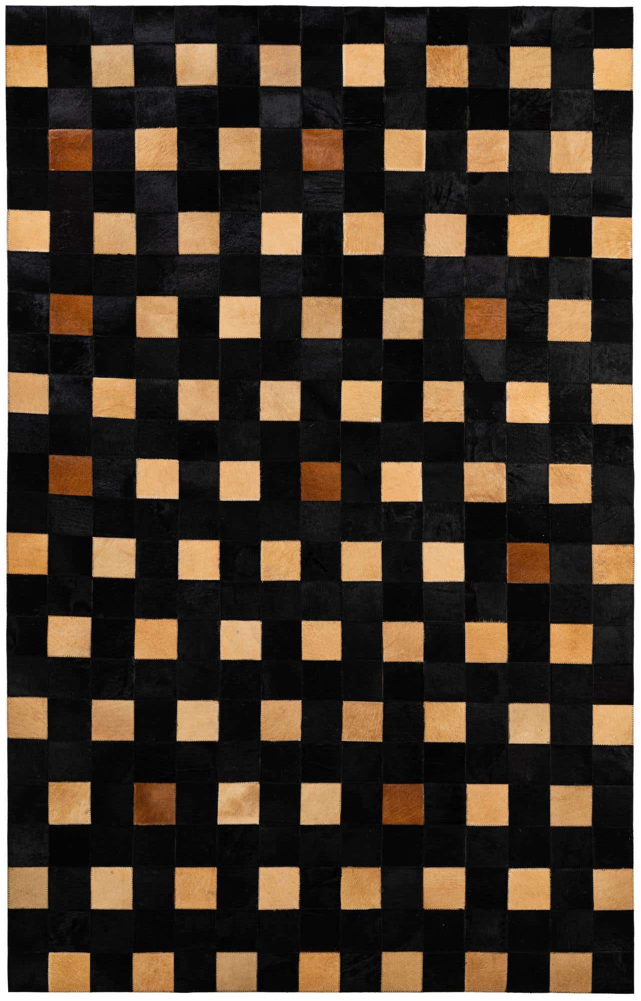 5' x 7' 10 Cowhide - Patchwork Rug