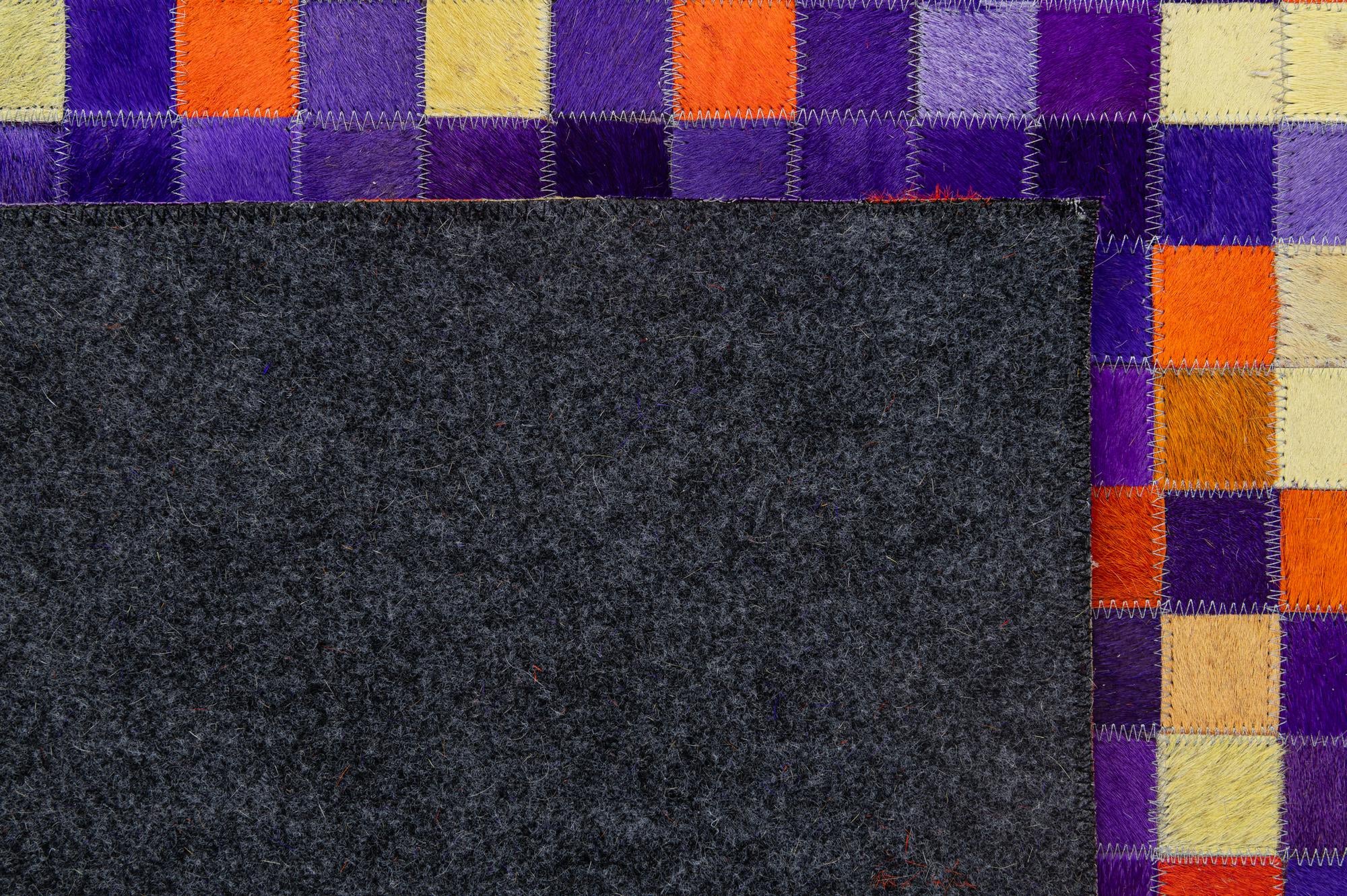 5' 2 x 7' 11 Cowhide - Patchwork Rug