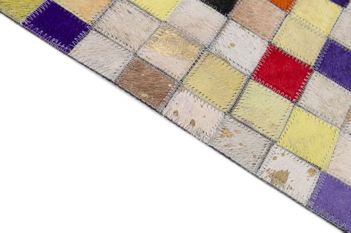5' 1 x 7' 11 Cowhide - Patchwork Rug