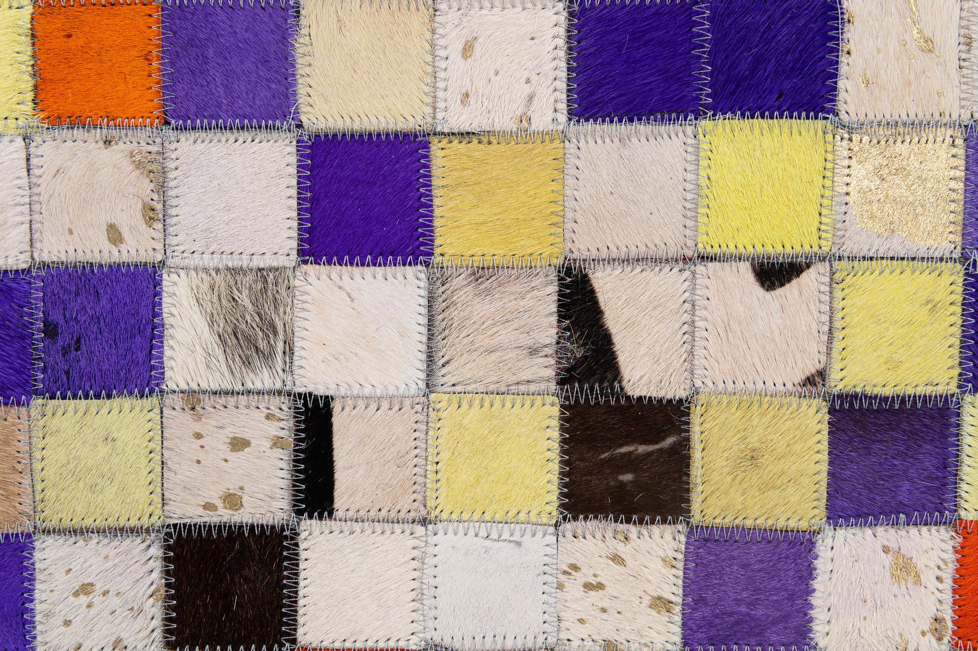 5' 1 x 7' 11 Cowhide - Patchwork Rug