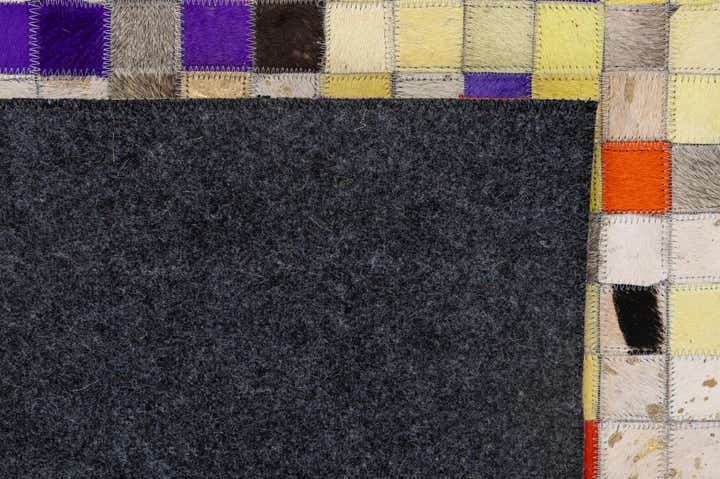 5' 1 x 7' 11 Cowhide - Patchwork Rug