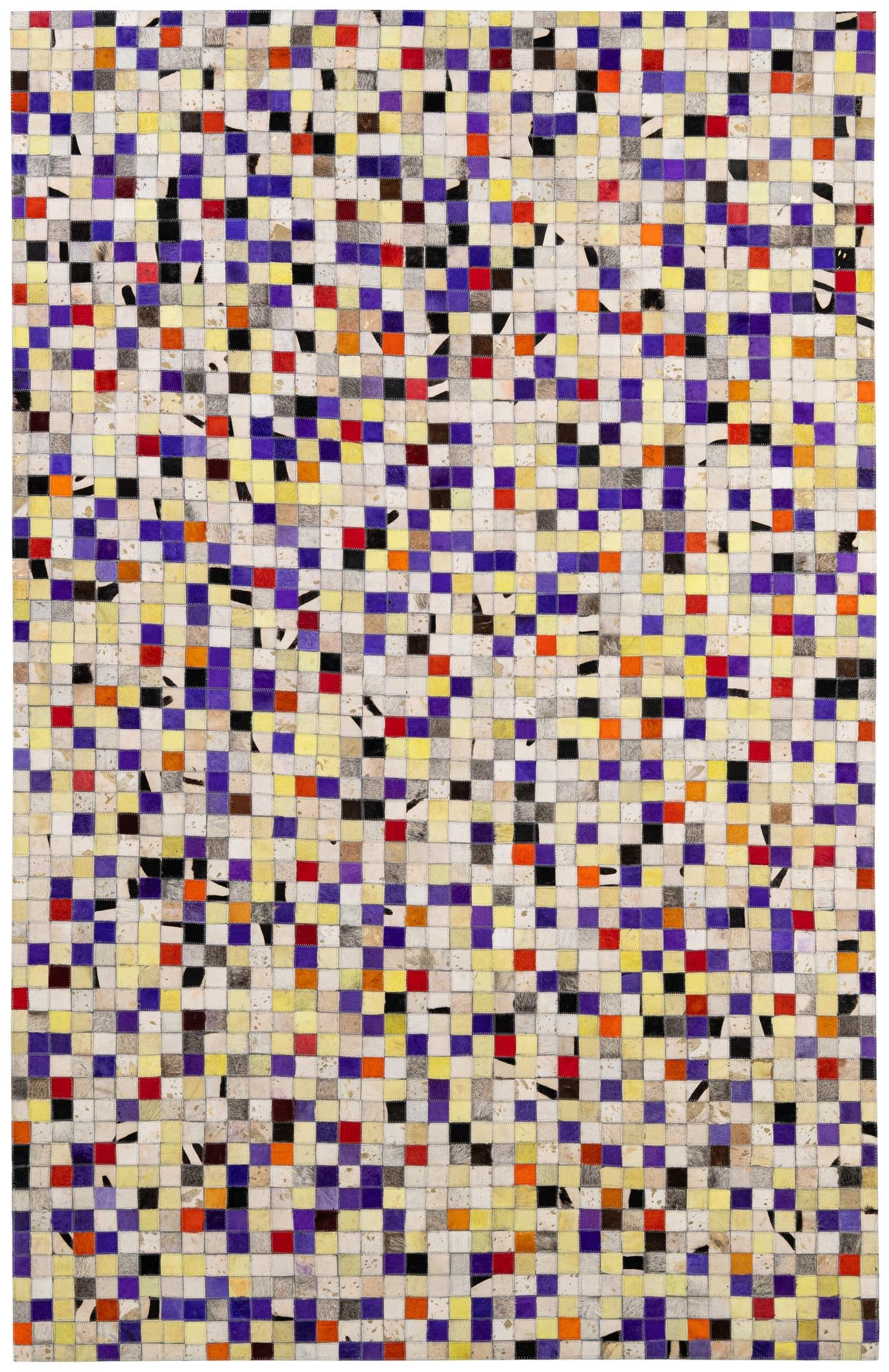 5' 1 x 7' 11 Cowhide - Patchwork Rug