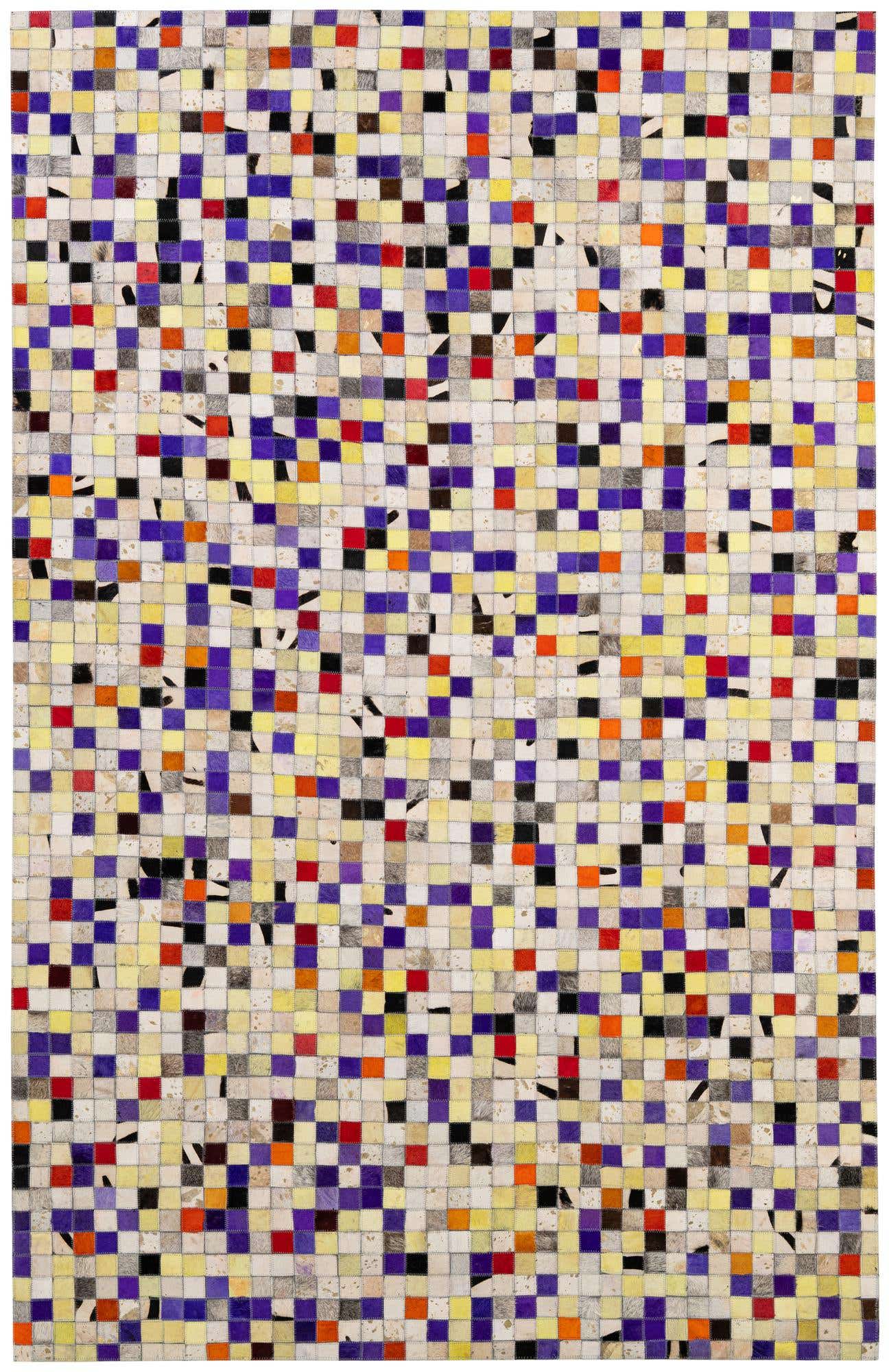 5' 1 x 7' 11 Cowhide - Patchwork Rug