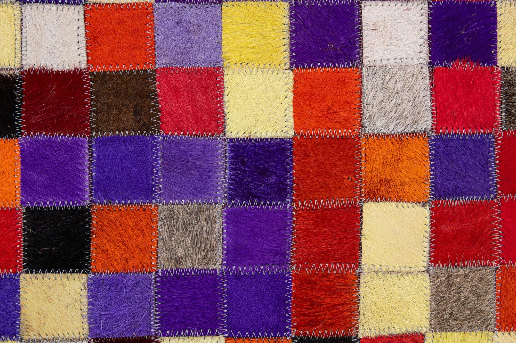 5' 1 x 7' 11 Cowhide - Patchwork Rug