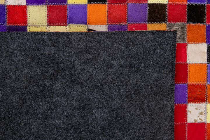 5' 1 x 7' 11 Cowhide - Patchwork Rug