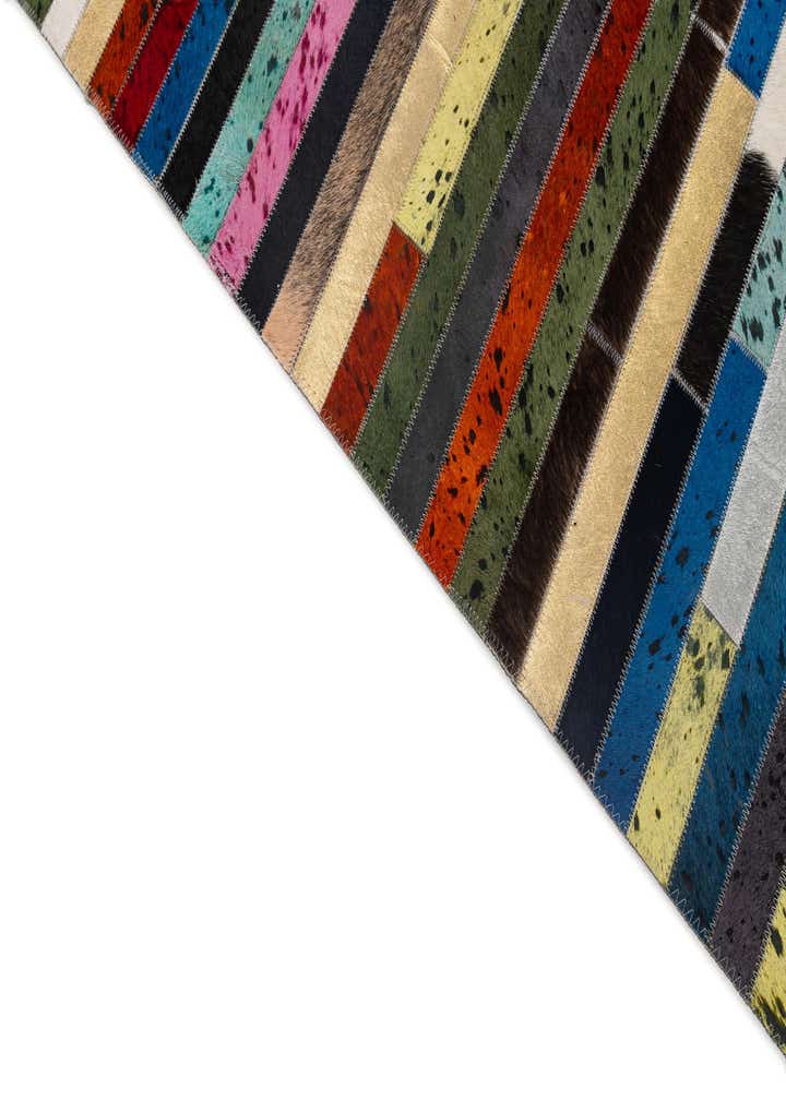 5' 1 x 8' 1 Cowhide - Patchwork Rug