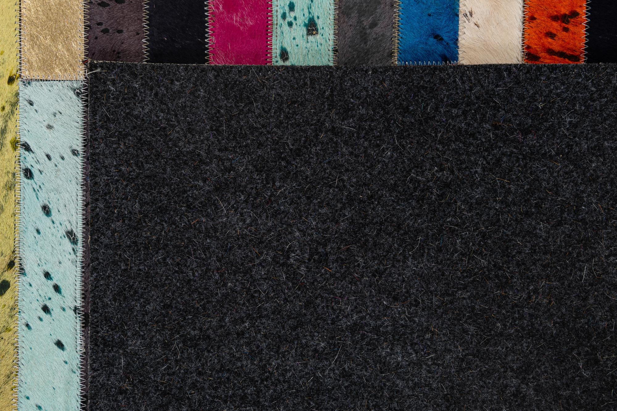 5' 1 x 8' 1 Cowhide - Patchwork Rug