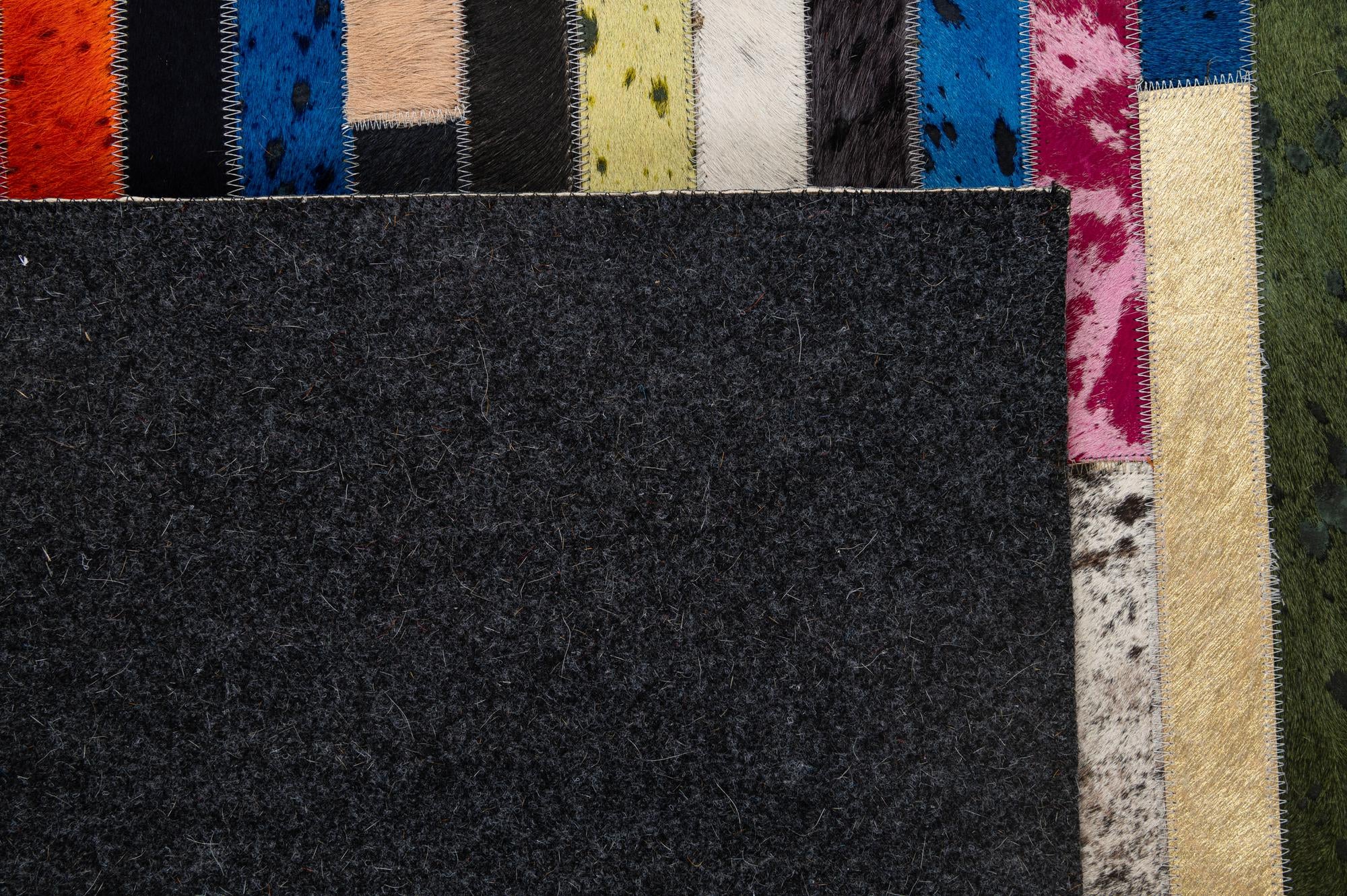 5' 1 x 7' 11 Cowhide - Patchwork Rug