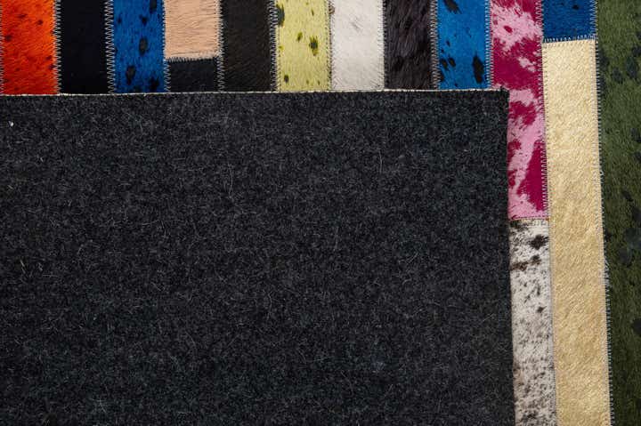 5' 1 x 7' 11 Cowhide - Patchwork Rug