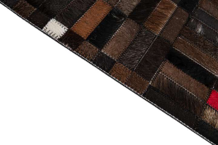 5' 1 x 8' 1 Cowhide - Patchwork Rug