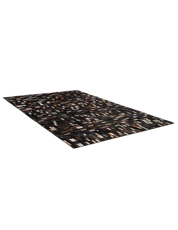 Detail image of 5' 1 x 8' 1 Cowhide - Patchwork Rug