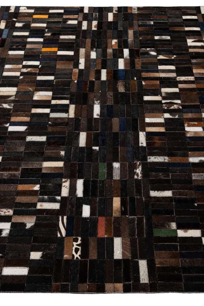 5' 1 x 8' 1 Cowhide - Patchwork Rug