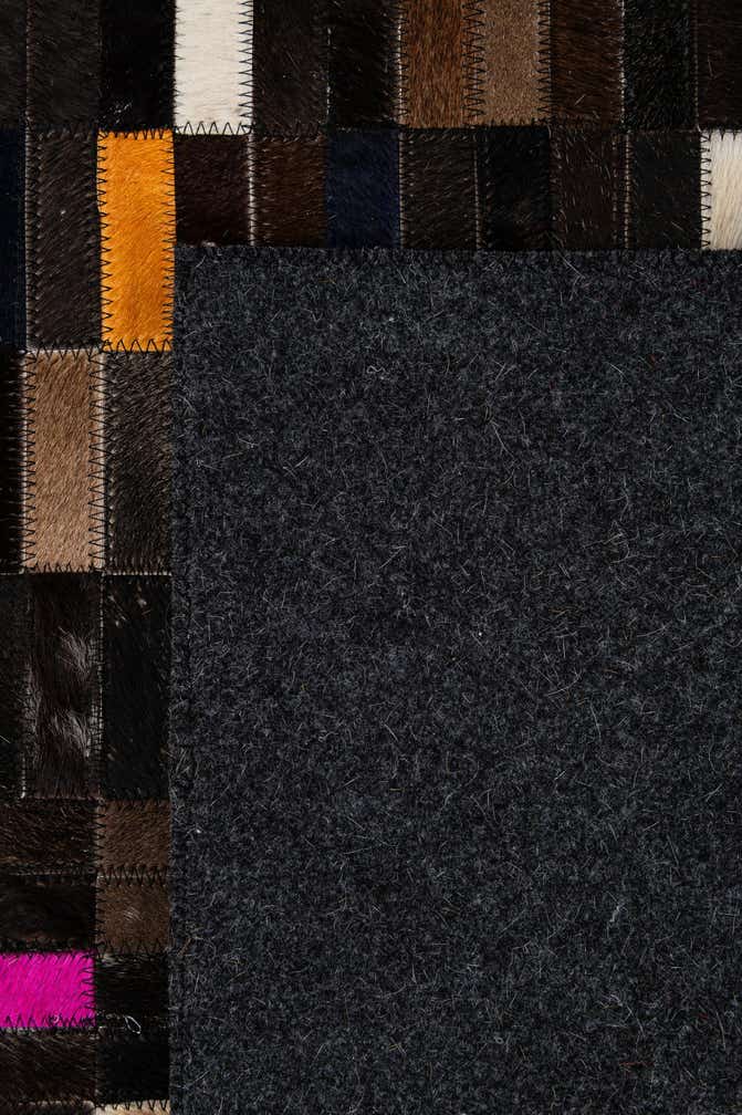 5' 1 x 8' 1 Cowhide - Patchwork Rug