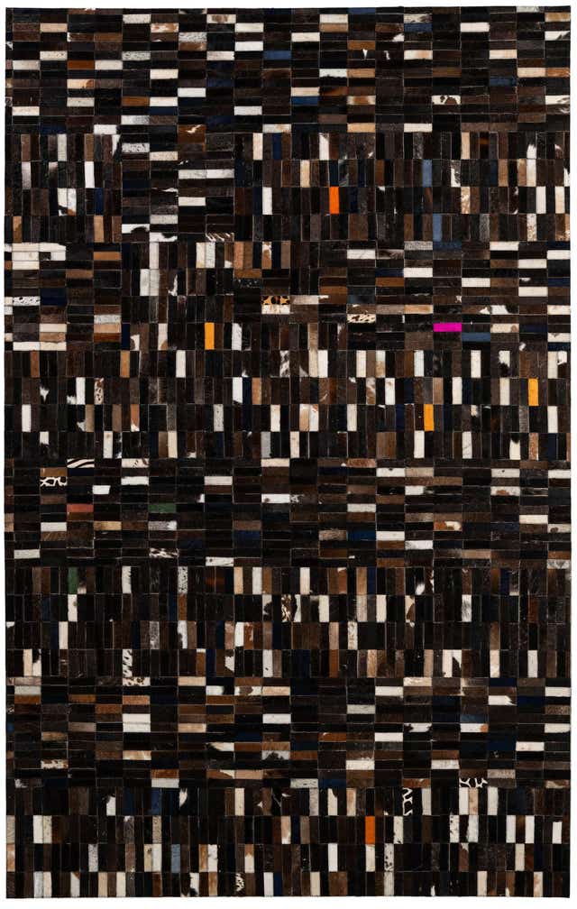 5' 1 x 8' 1 Cowhide - Patchwork Rug