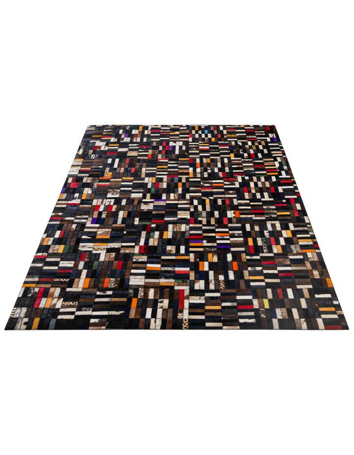 5' 1 x 8' 1 Cowhide - Patchwork Rug