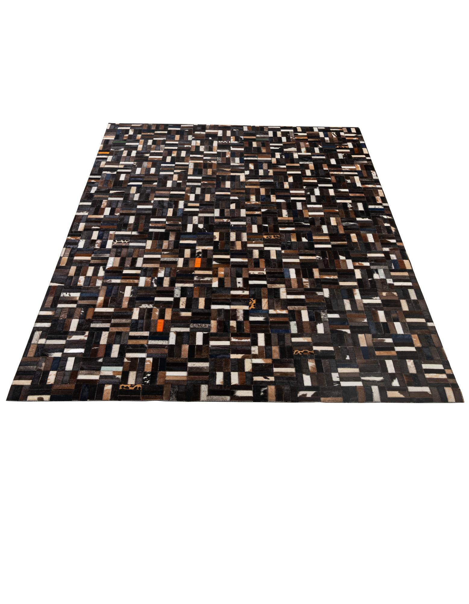 5' 1 x 8' Cowhide - Patchwork Rug