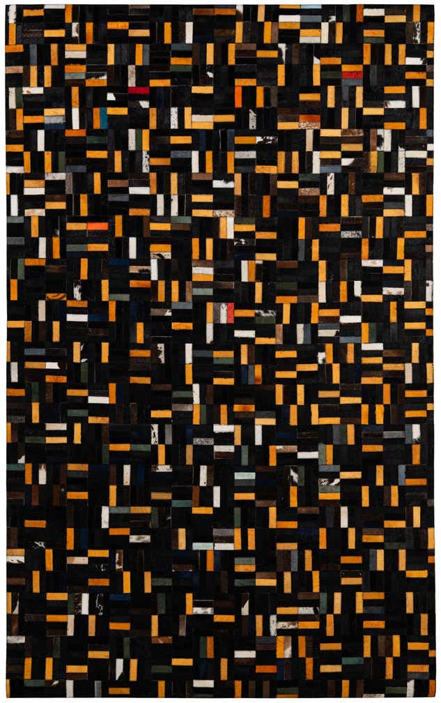 5' x 8' 1 Cowhide - Patchwork Rug