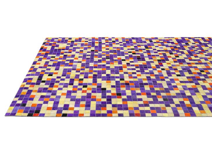 5' 2 x 8' Cowhide - Patchwork Rug