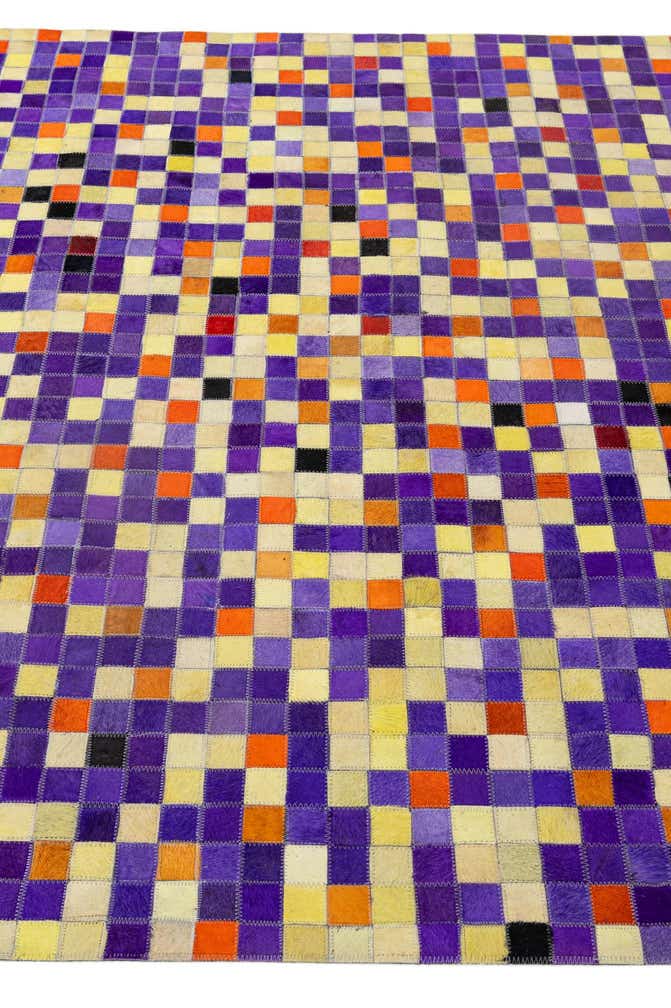 5' 2 x 8' Cowhide - Patchwork Rug
