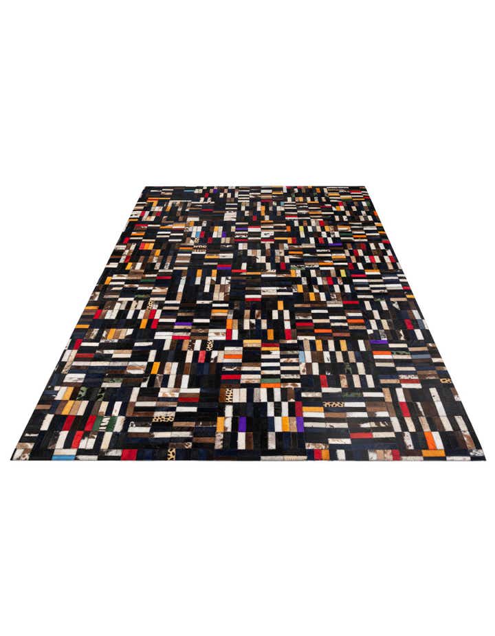 5' 2 x 8' Cowhide - Patchwork Rug