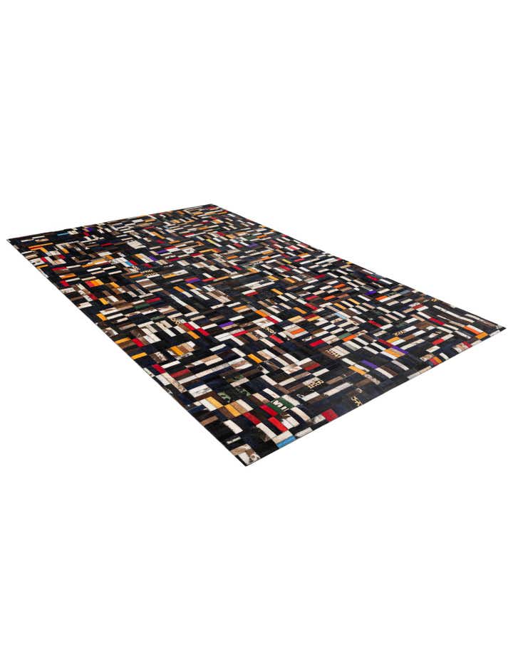 5' 2 x 8' Cowhide - Patchwork Rug