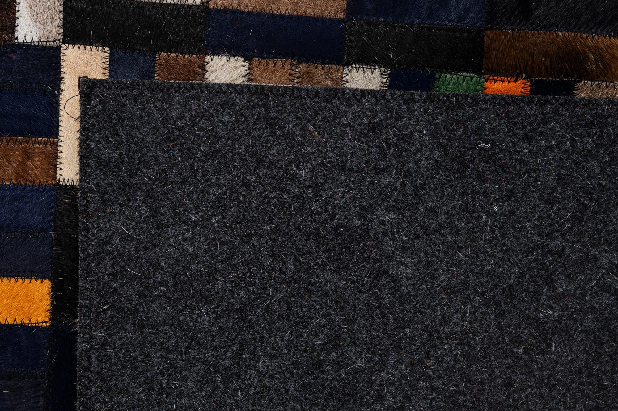 5' 2 x 8' Cowhide - Patchwork Rug