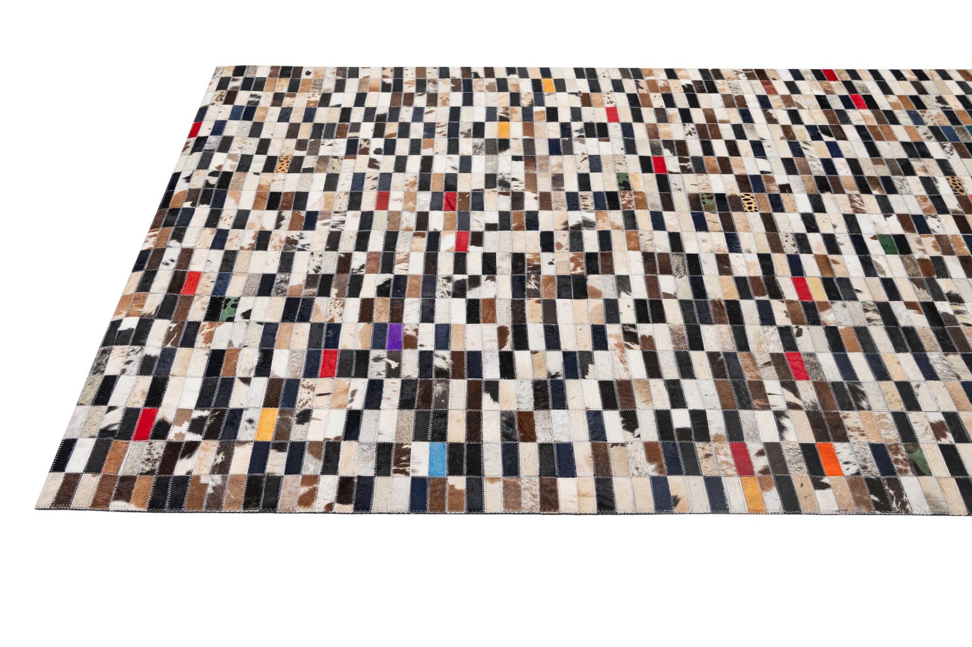 5' x 8' Cowhide - Patchwork Rug