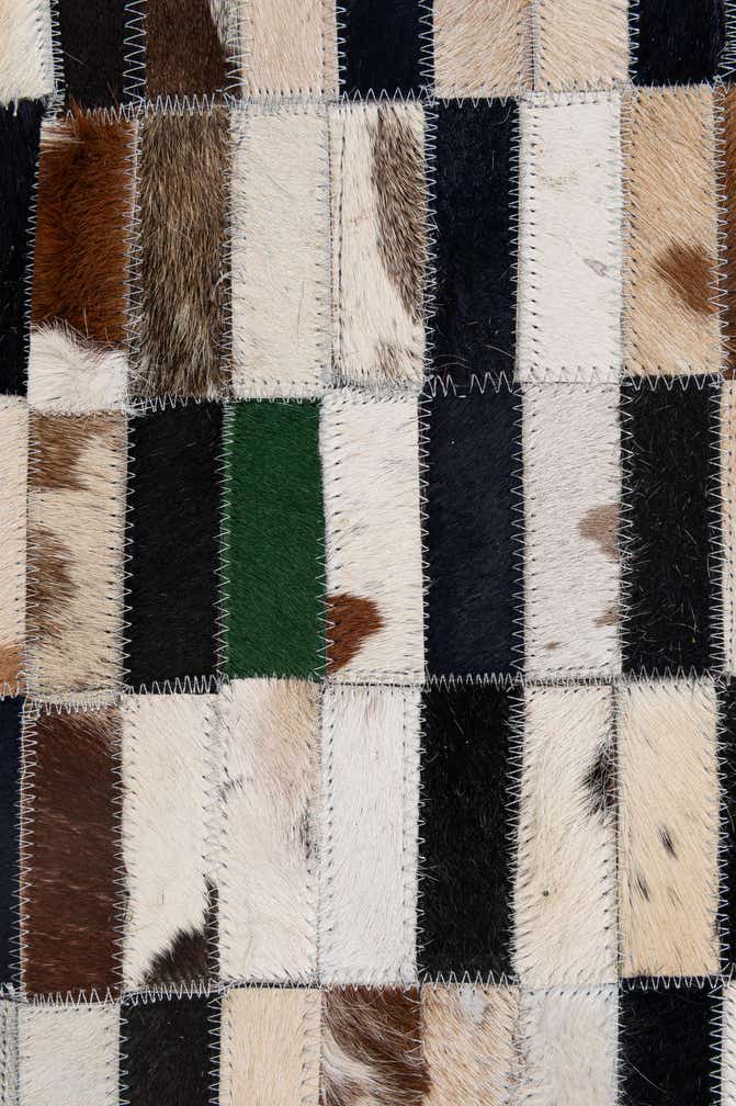 5' x 8' Cowhide - Patchwork Rug