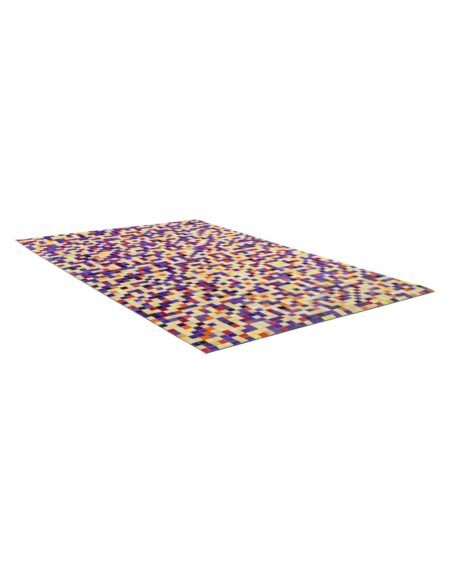 5' 1 x 7' 11 Cowhide - Patchwork Rug