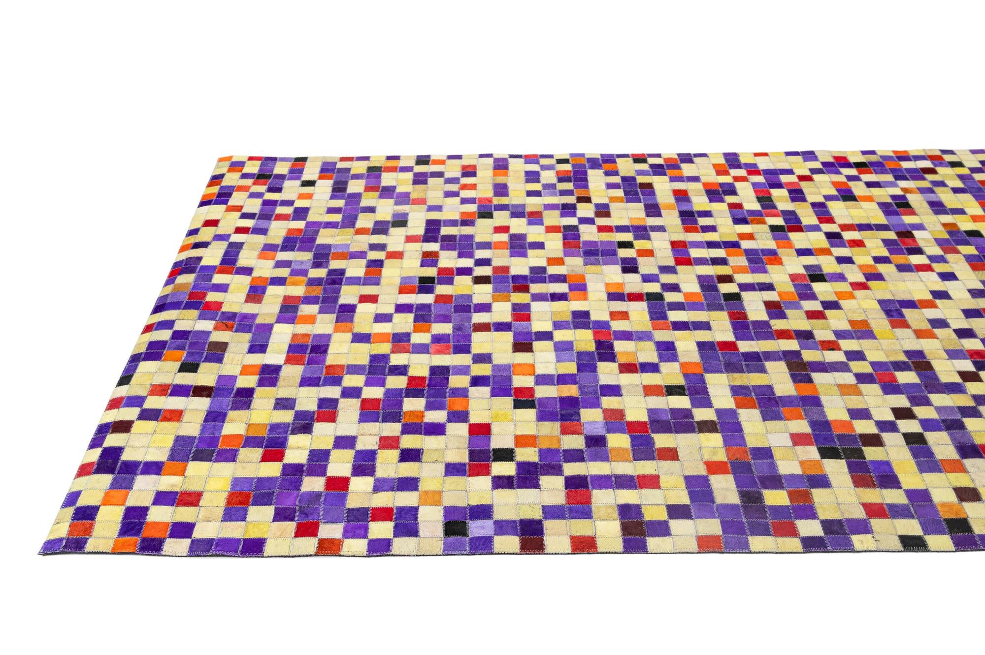5' 1 x 7' 11 Cowhide - Patchwork Rug