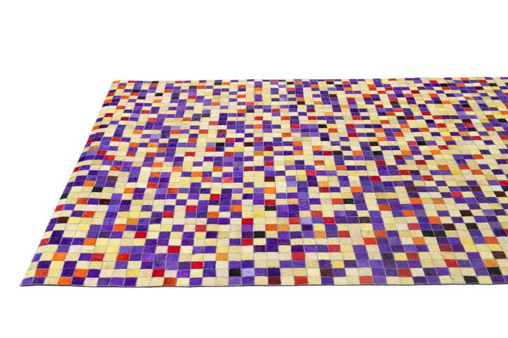 5' 1 x 7' 11 Cowhide - Patchwork Rug