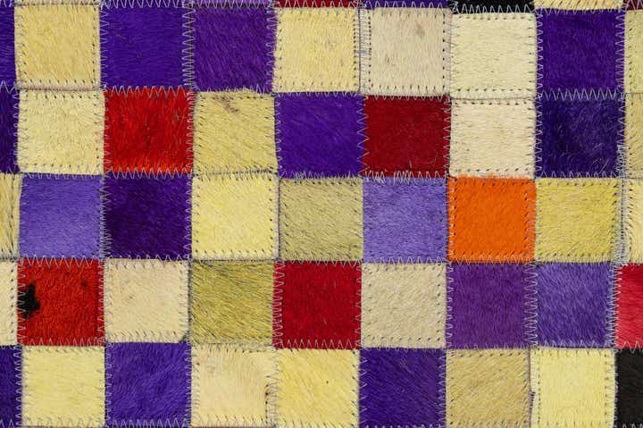 5' 1 x 7' 11 Cowhide - Patchwork Rug