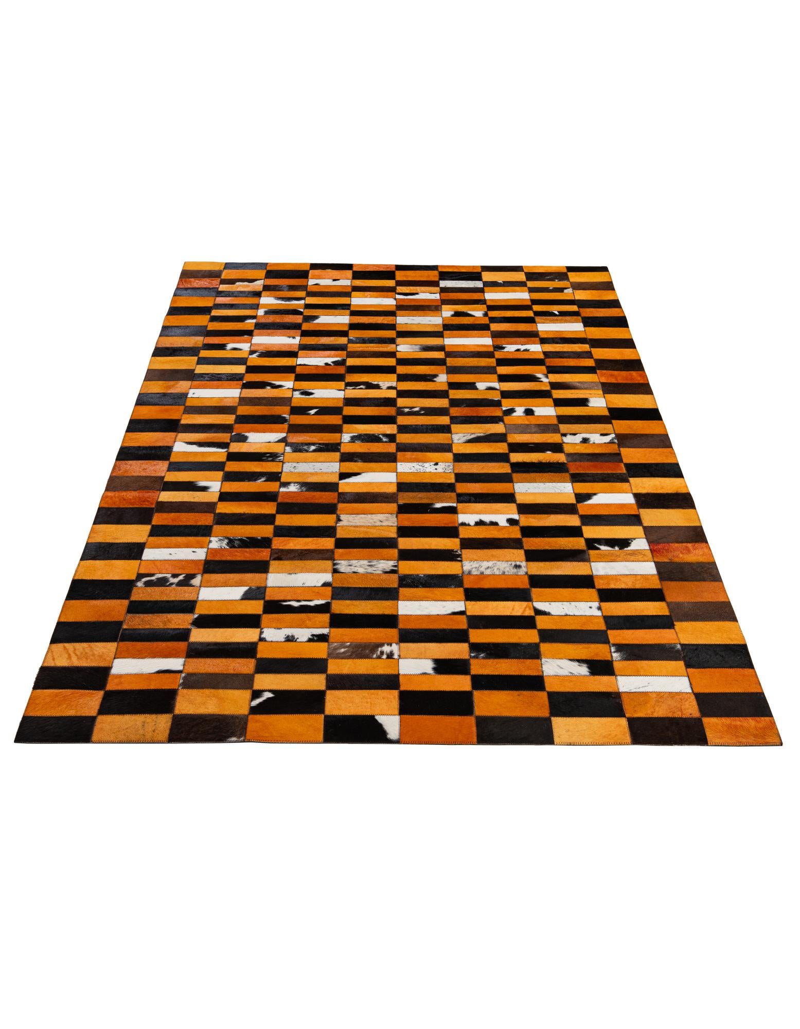 5' 1 x 7' 11 Cowhide - Patchwork Rug