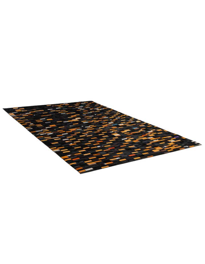 5' 2 x 7' 11 Cowhide - Patchwork Rug
