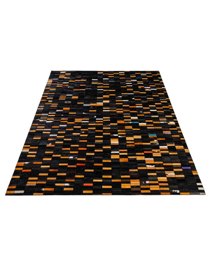 Detail image of 5' 2 x 7' 11 Cowhide - Patchwork Rug