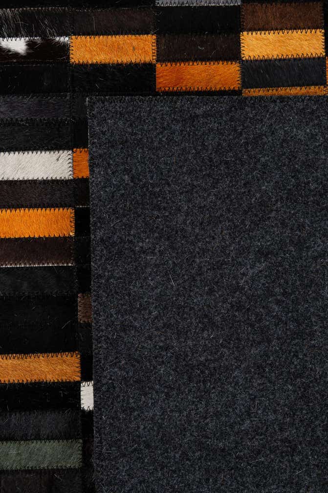 5' 2 x 7' 11 Cowhide - Patchwork Rug