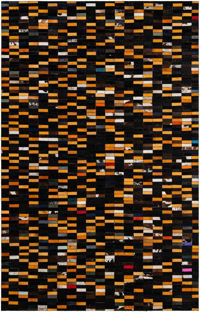 5' 2 x 8' Cowhide - Patchwork Rug