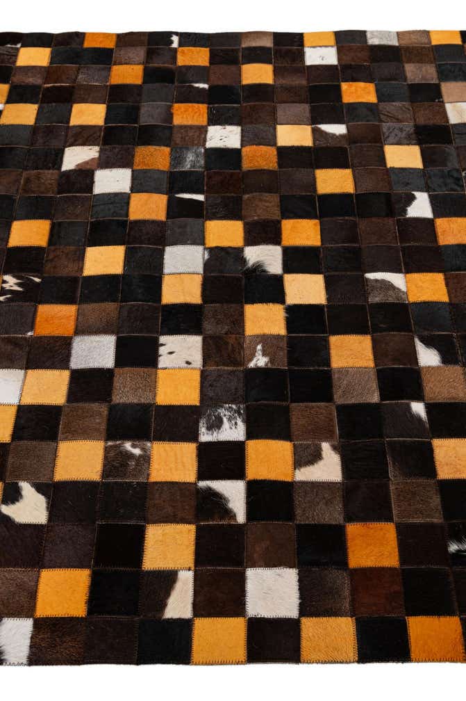 5' 2 x 8' Cowhide - Patchwork Rug