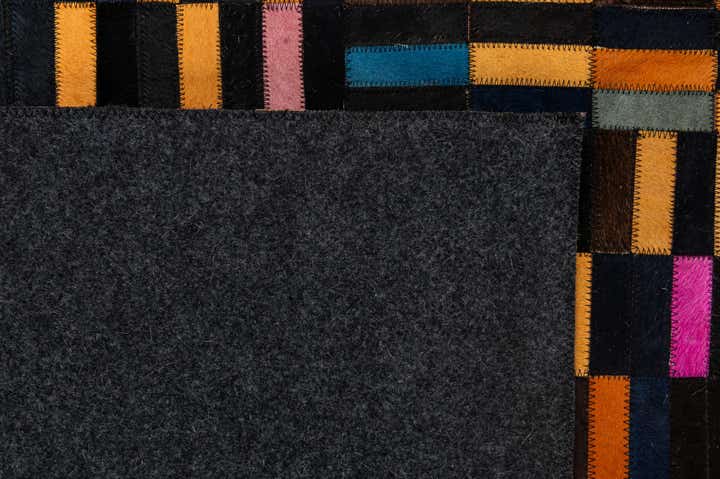 5' 1 x 7' 11 Cowhide - Patchwork Rug