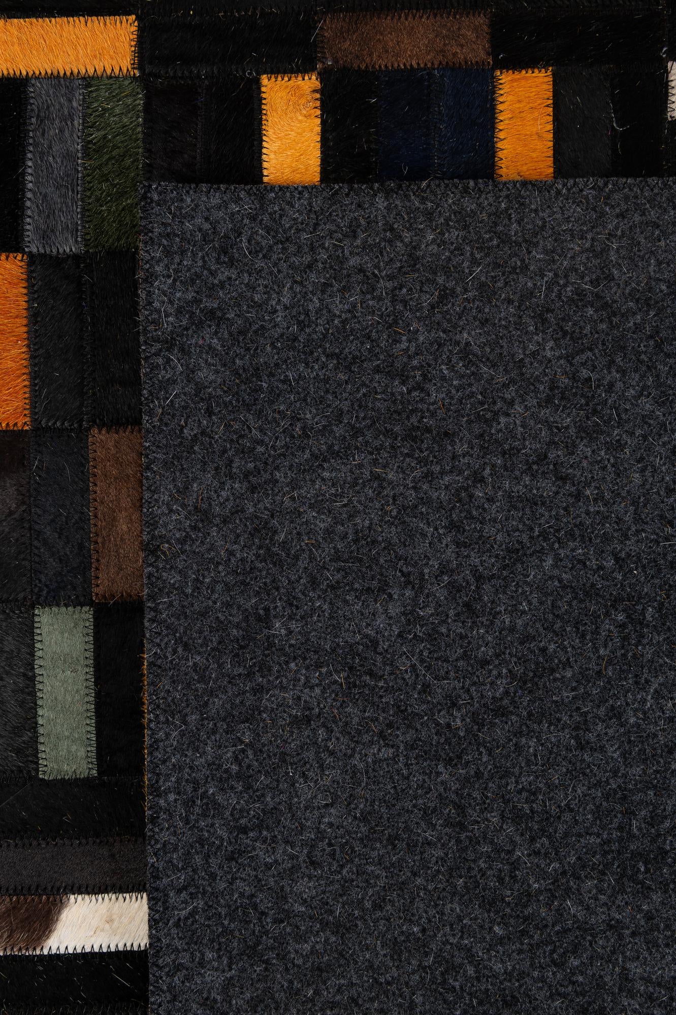 5' x 7' 11 Cowhide - Patchwork Rug