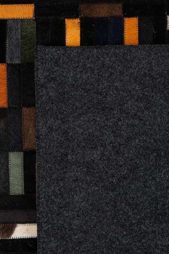 5' x 7' 11 Cowhide - Patchwork Rug