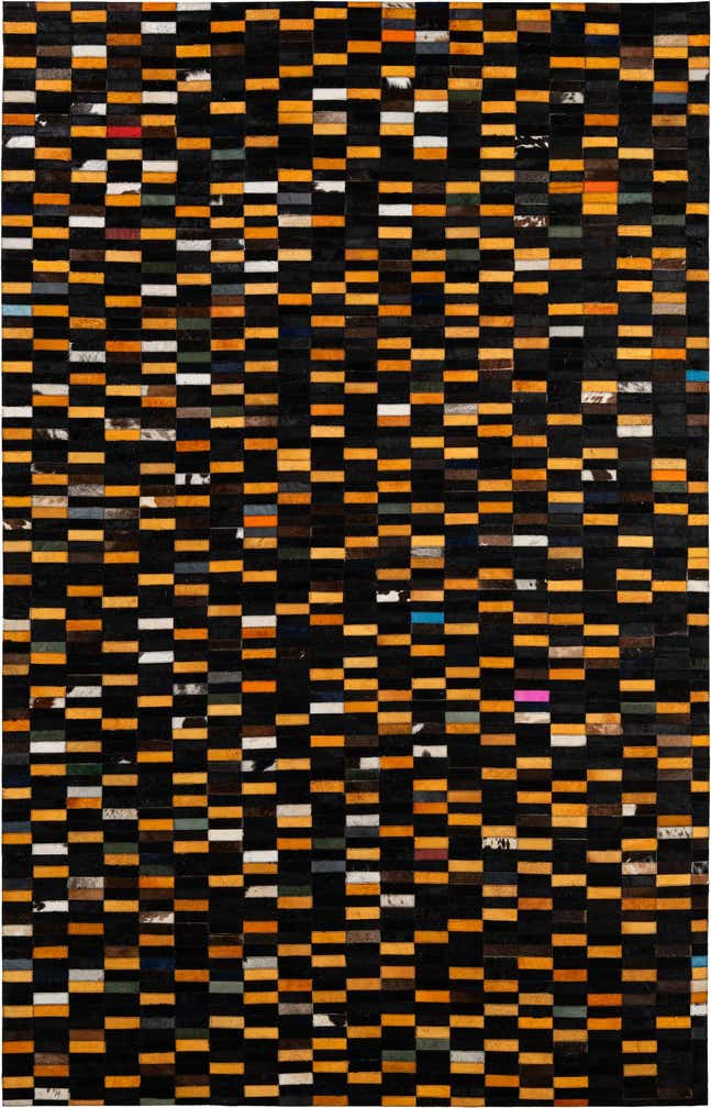 5' 2 x 8' Cowhide - Patchwork Rug