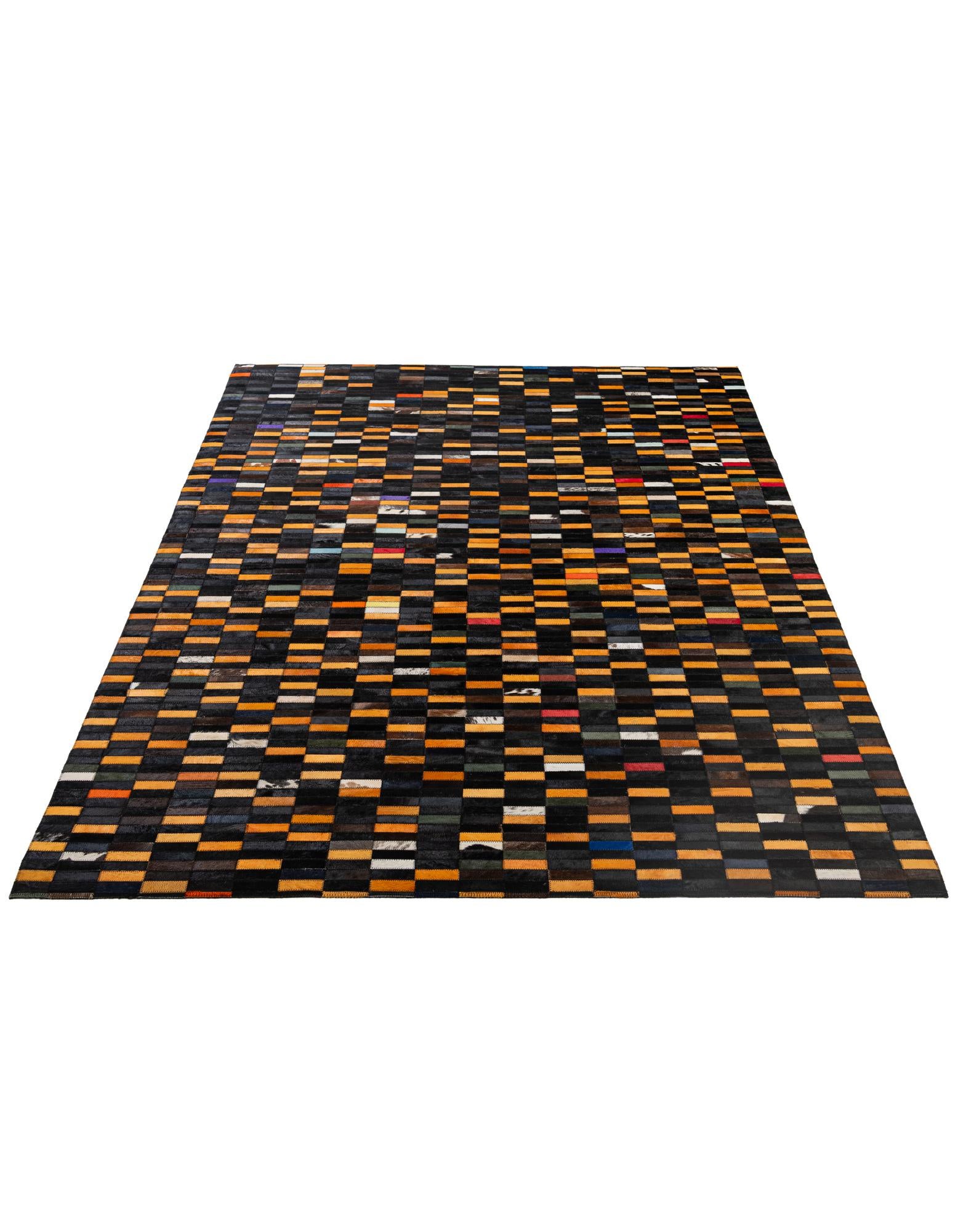 5' 2 x 8' Cowhide - Patchwork Rug