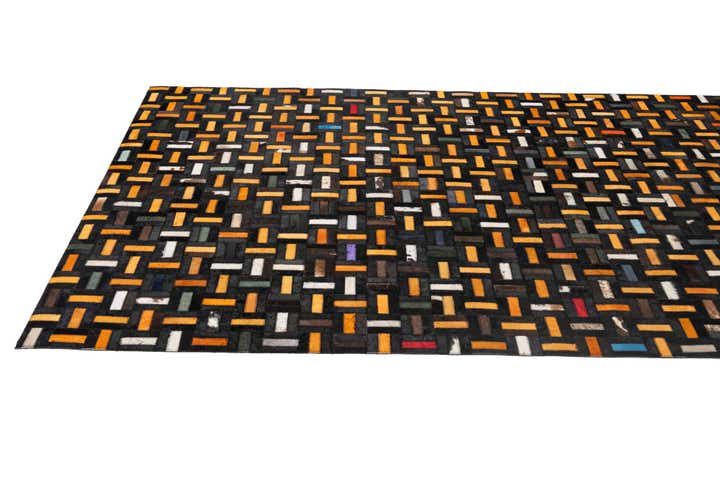4' 11 x 7' 10 Cowhide - Patchwork Rug