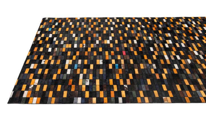 5' 2 x 8' Cowhide - Patchwork Rug