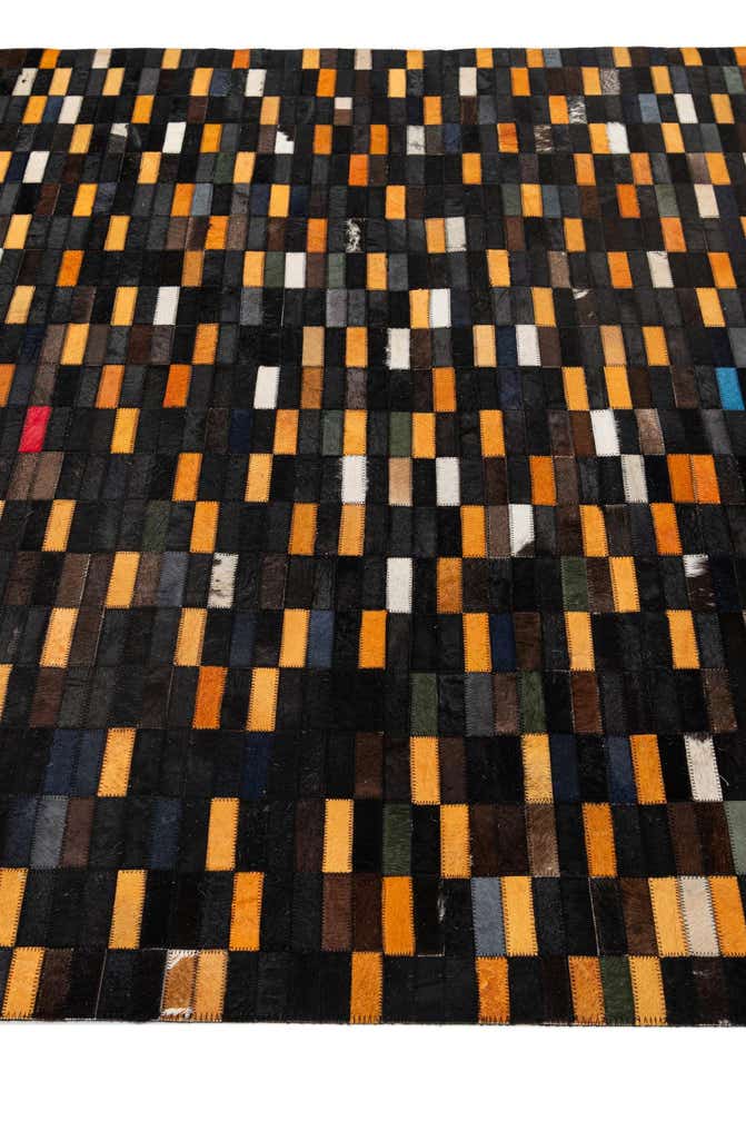 5' 2 x 8' Cowhide - Patchwork Rug