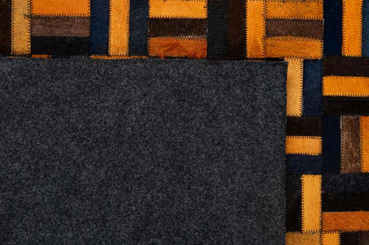 5' 1 x 7' 11 Cowhide - Patchwork Rug