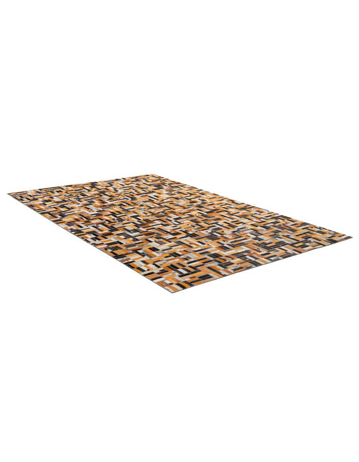 Detail image of 5' x 7' 11 Cowhide - Patchwork Rug
