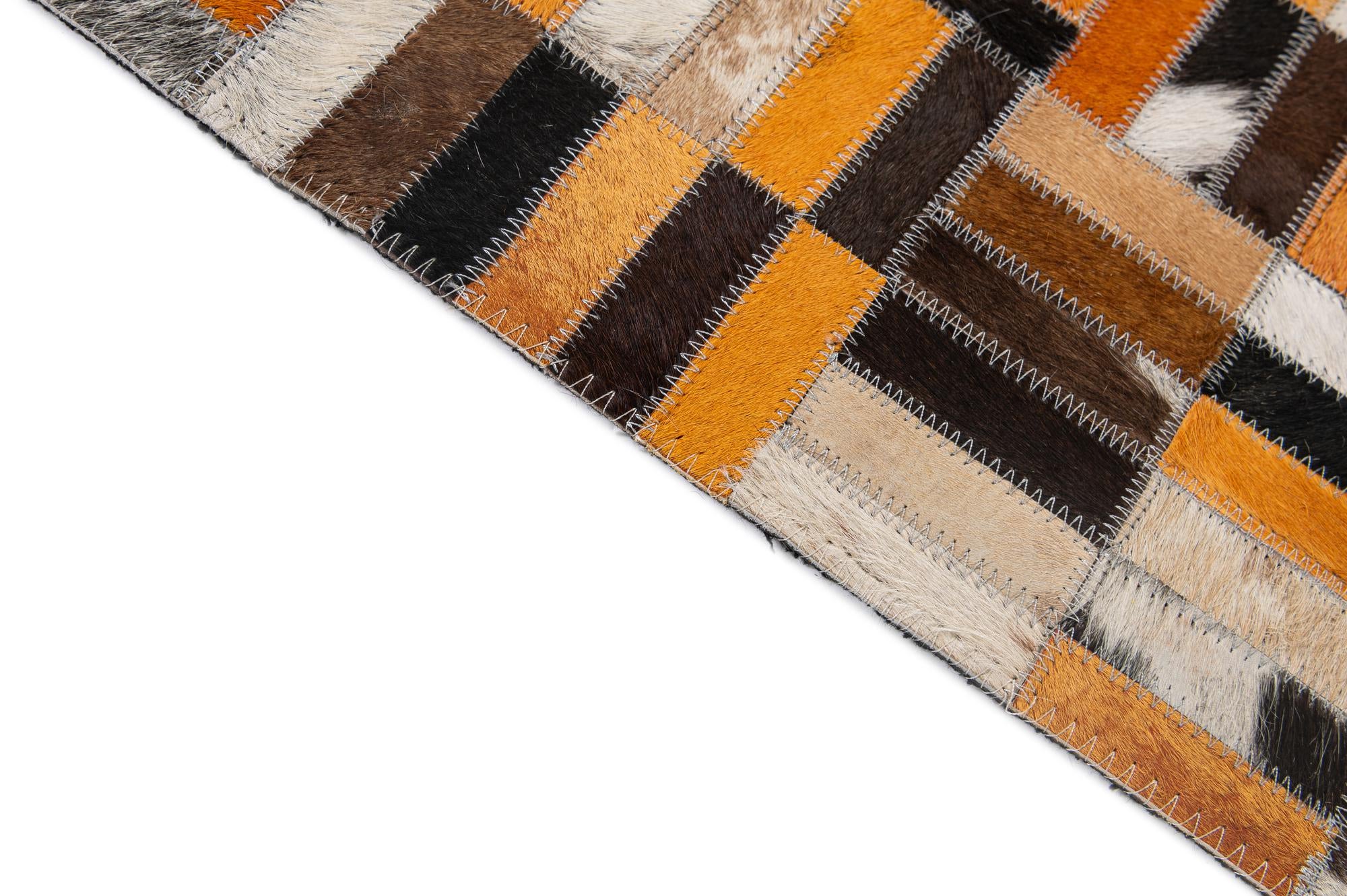 5' x 7' 11 Cowhide - Patchwork Rug